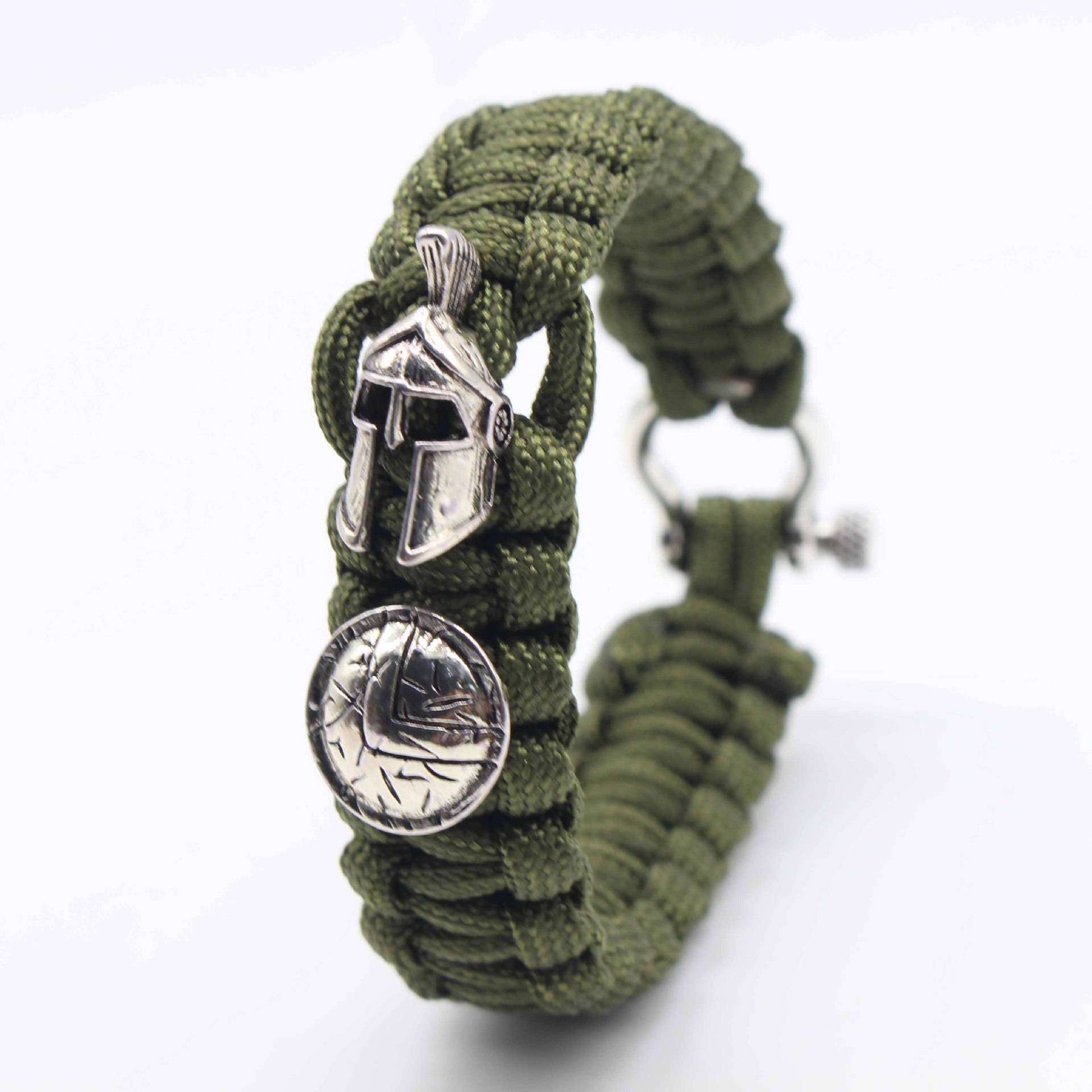 Spartan 3000 Warrior Umbrella Rope Bracelet Outdoor Survival Umbrella Rope Umbrella Rope Survival Bracelet Wholesale