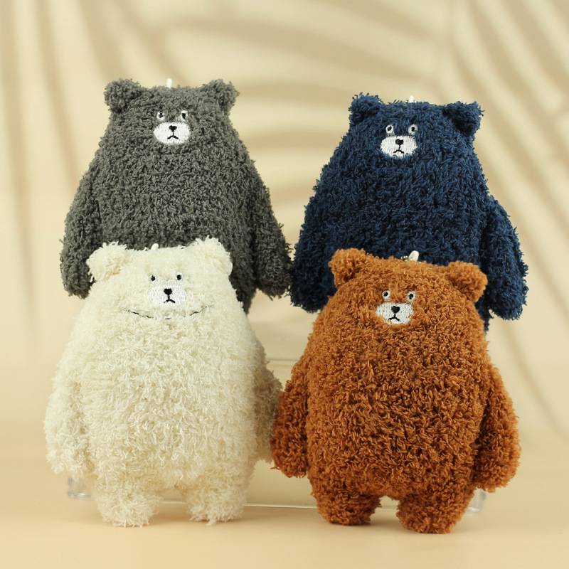 Internet Red Bear Pendant Cute Plush Toy Doll Bag Pendant Keychain Doll Grasping Machine Small Doll Wholesale
