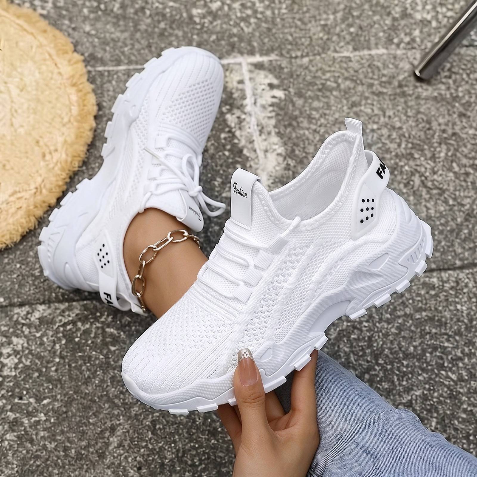 Shoes for Women, Popular New Models for Summer, Foreign Trade Running Shoes, Mesh Breathable Retro Thick-Soled Forrest Gump Shoes, Korean Style Sports Shoes