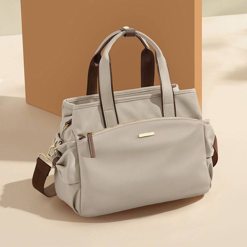Handbag for Women 2026 New Fashion Canvas Bag Large Capacity Handbag Middle-Aged Mom Bag Crossbody Bag Trendy