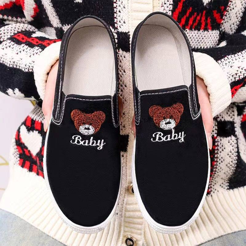 Autumn new canvas women's shoes Joker flat shoes shoes fashion casual shoes student shoes a generation of hair