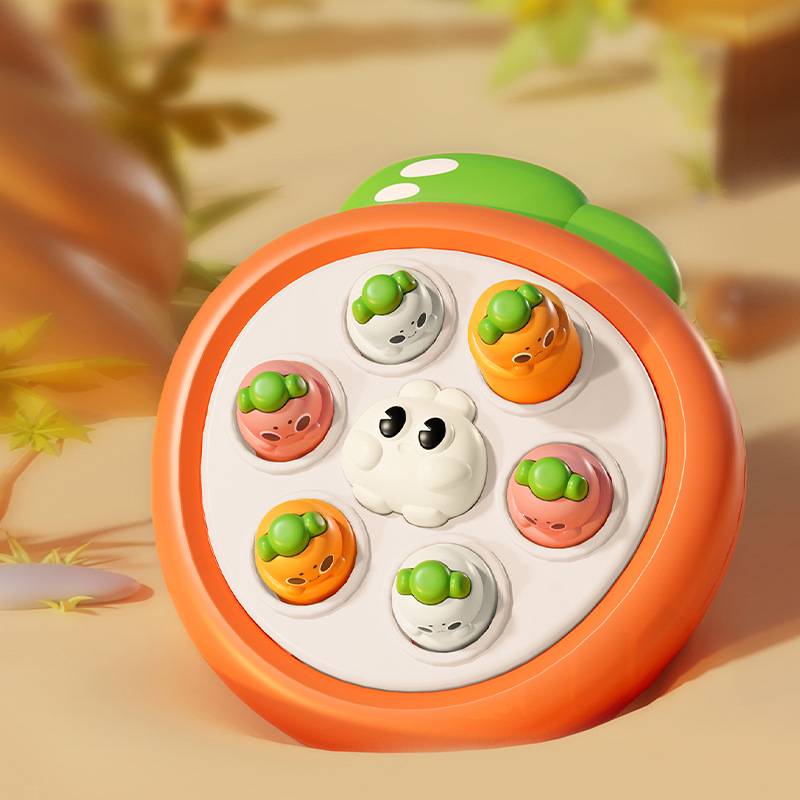 New style radish beating hamster baby press music early childhood education parent-child interaction children's educational toys wholesale