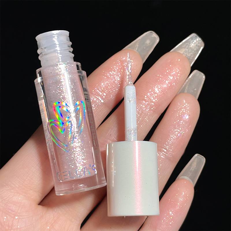 Gellas liquid eye shadow a drop of tears eye shadow lying silkworm brightening liquid pearlescent fine flash eye shadow