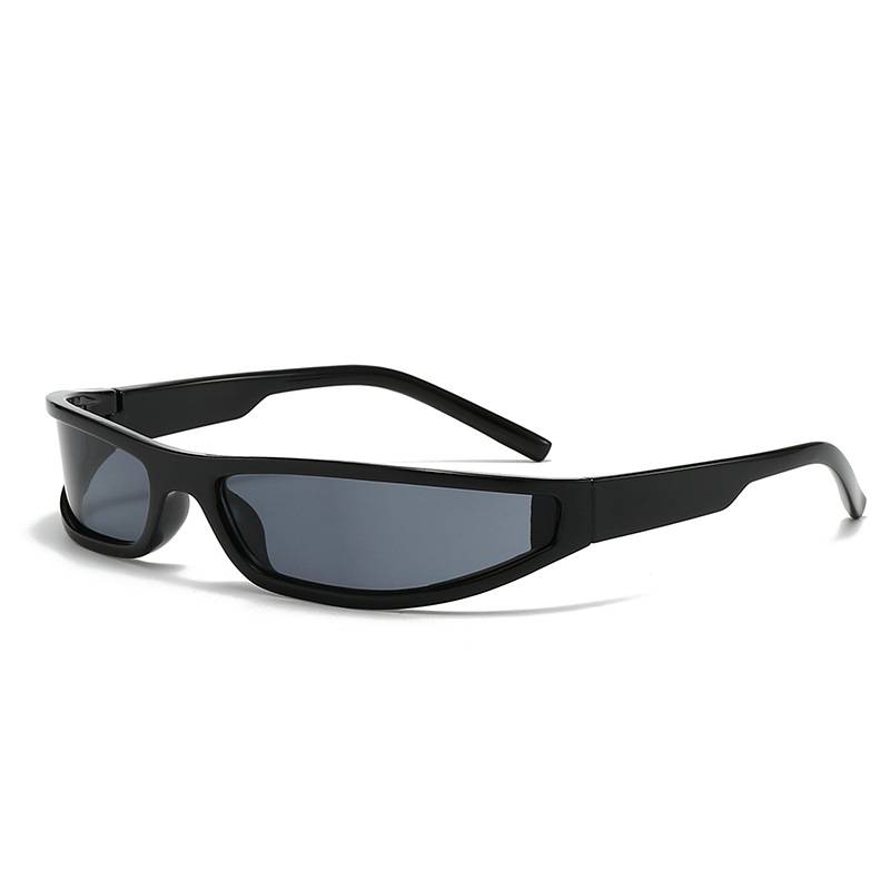 New Y2K small frame future wind narrow frame sunglasses men's personality trend future wind colorful women's sunglasses 2504