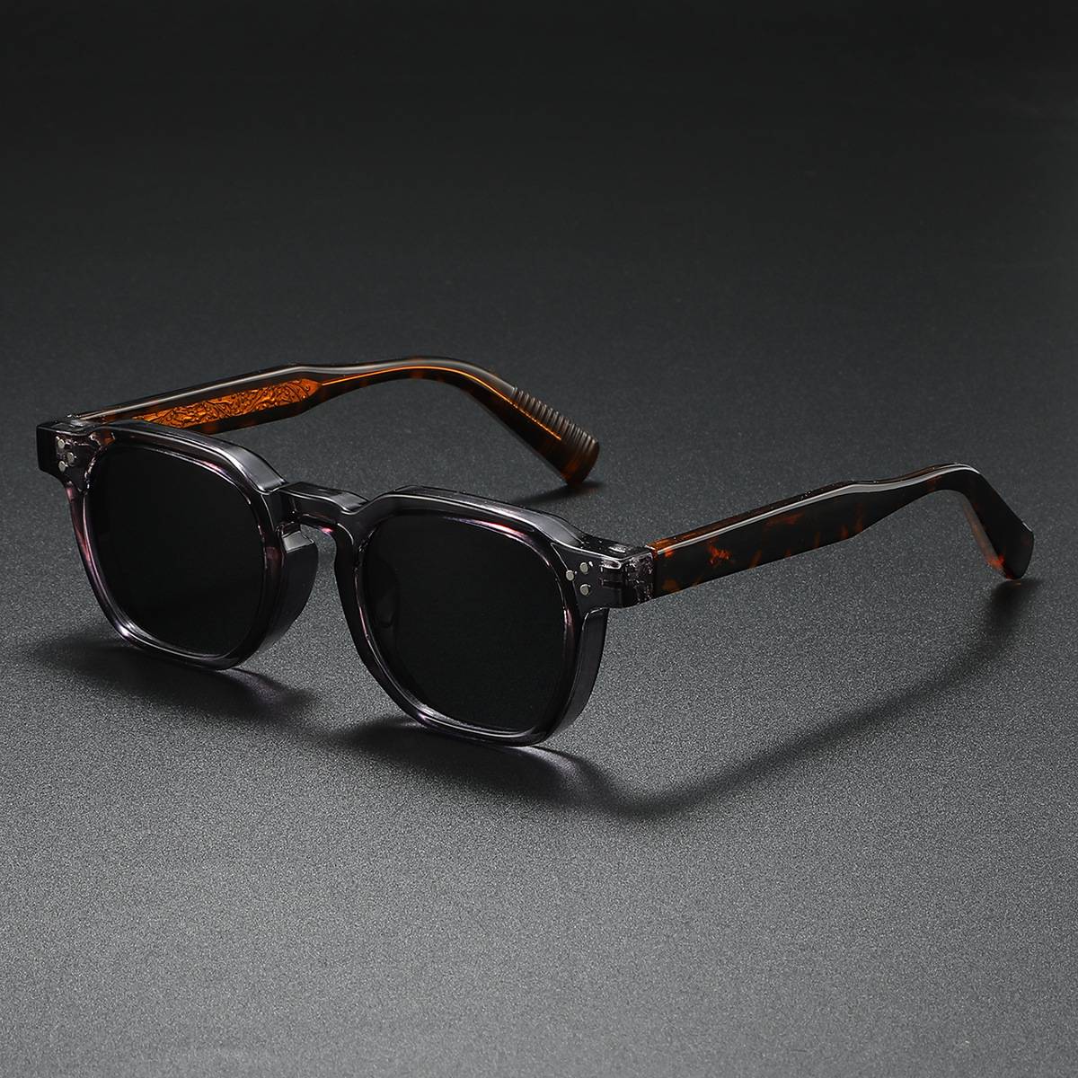 2025 New Box Polarized Sunglasses Proponic Pin Sunglasses Trendy Fashion Rice Nail Sunglasses for Men and Women European