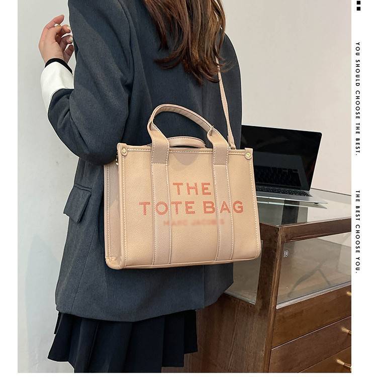 Foreign Trade Satchel Tote Bag for Women 2025 New European and American Fashion Trendy Letter Shoulder Bag Popular Versatile Crossbody Bag