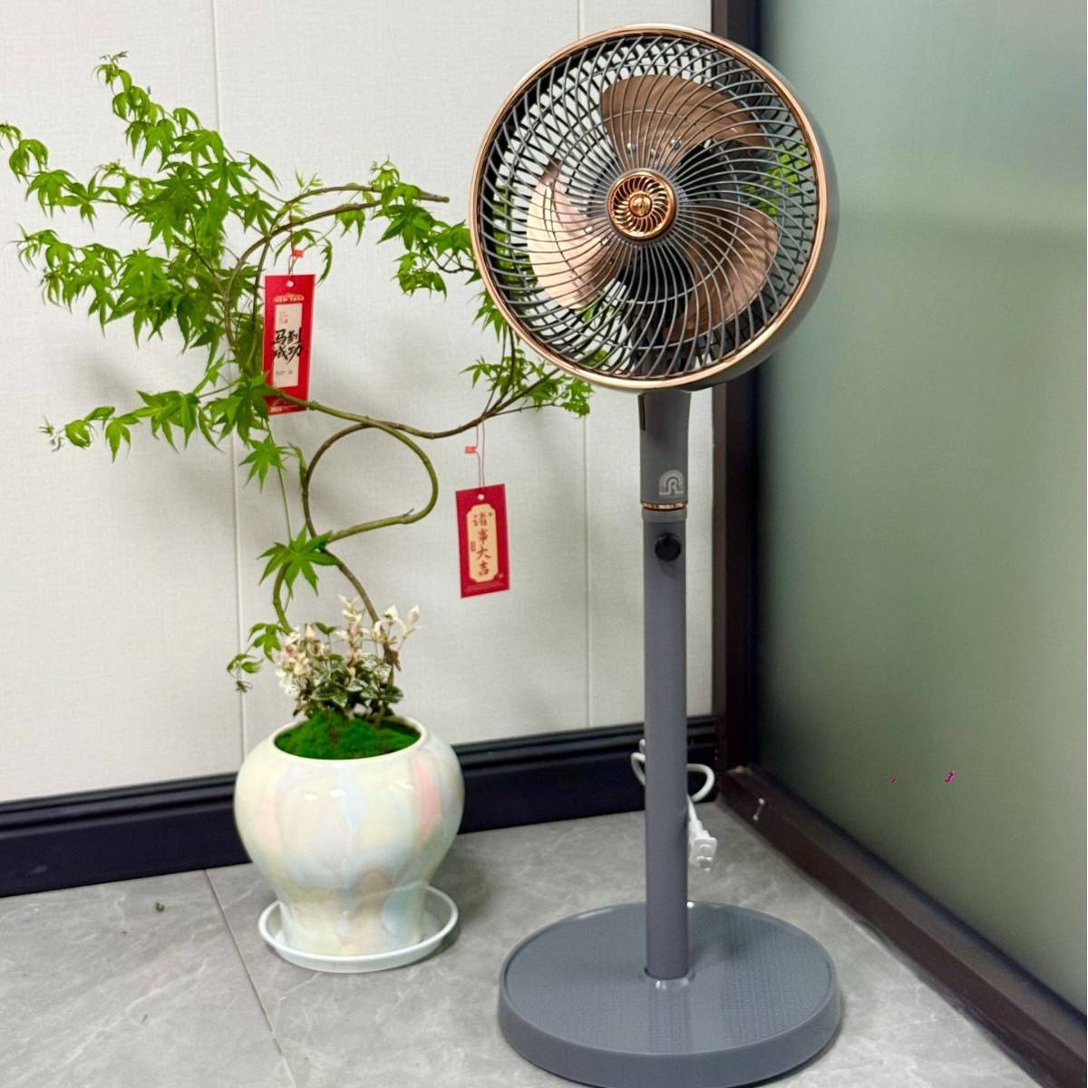 Bedroom Silent Fan Gift Vertical Air Circulation Fan High-Speed Motor Household Floor Fan Convection Electric Fan