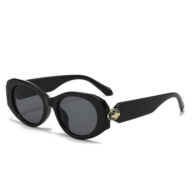New fashion cross-border sunglasses outdoor sunshade glasses women metal snake sunglasses European and American personality sunglasses