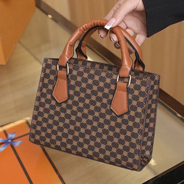 2026 New Trendy Stylish Handbag for Women, Vintage Print Bag, Versatile High-End Shoulder and Crossbody Bag