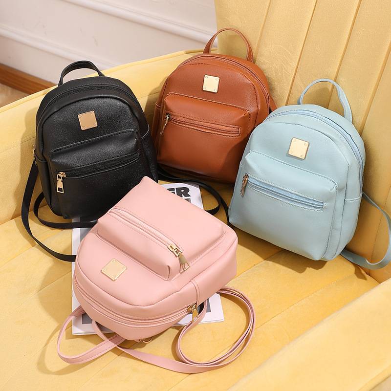 Foreign Trade Wholesale Small Bag Women's Bag Simple Women's Backpack New Niche Design Ins Casual Backpack