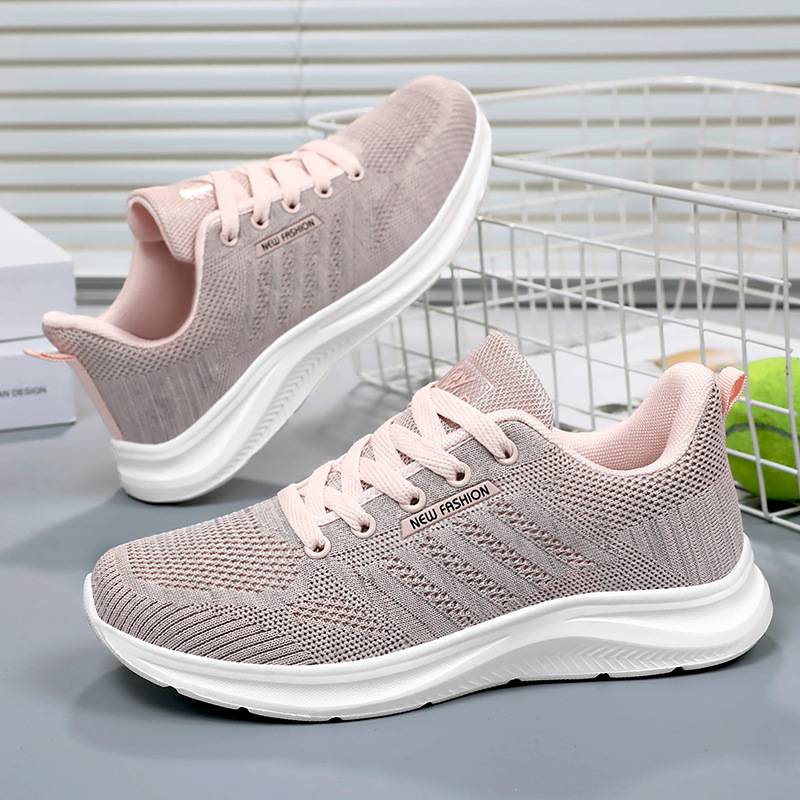 Kangtai Shoe Factory Running Shoes 2026 Summer Single Shoes Cross-Border Dropshipping Korean Style Soft Sole Casual Breathable Sports Shoes for Women