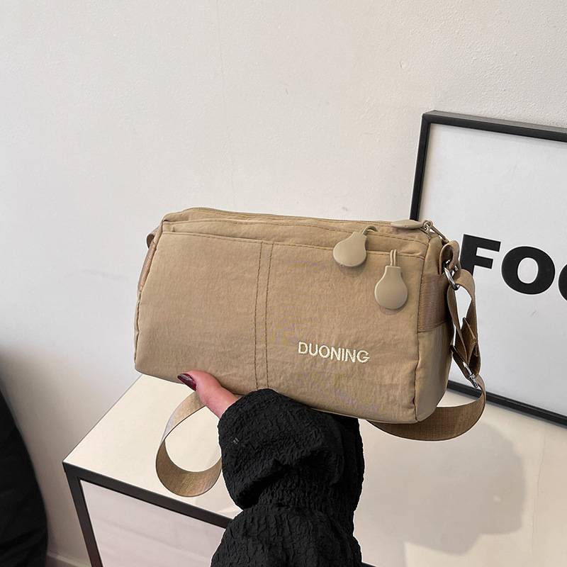 2025 New Multi-Layer Women's Bag Large Capacity Fashionable Versatile Shoulder Crossbody Bag Outdoor Leisure Sports Trendy Bag