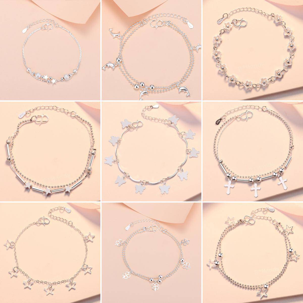 2024 new Korean silver-plated bracelet autumn women's high-end sense simple best selling exquisite jewelry fashion jewelry wholesale