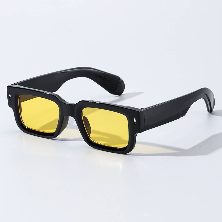 New Cross-Border Fashion Square Frame Sunglasses European and American Light Luxury Internet Celebrity Catwalk Street Photography Sunglasses