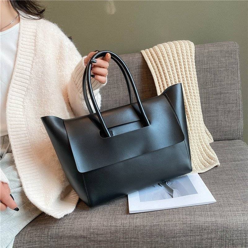 Cross-border large-capacity women's bag 2024 new Korean version large-capacity handbag spring vintage underarm tote bag