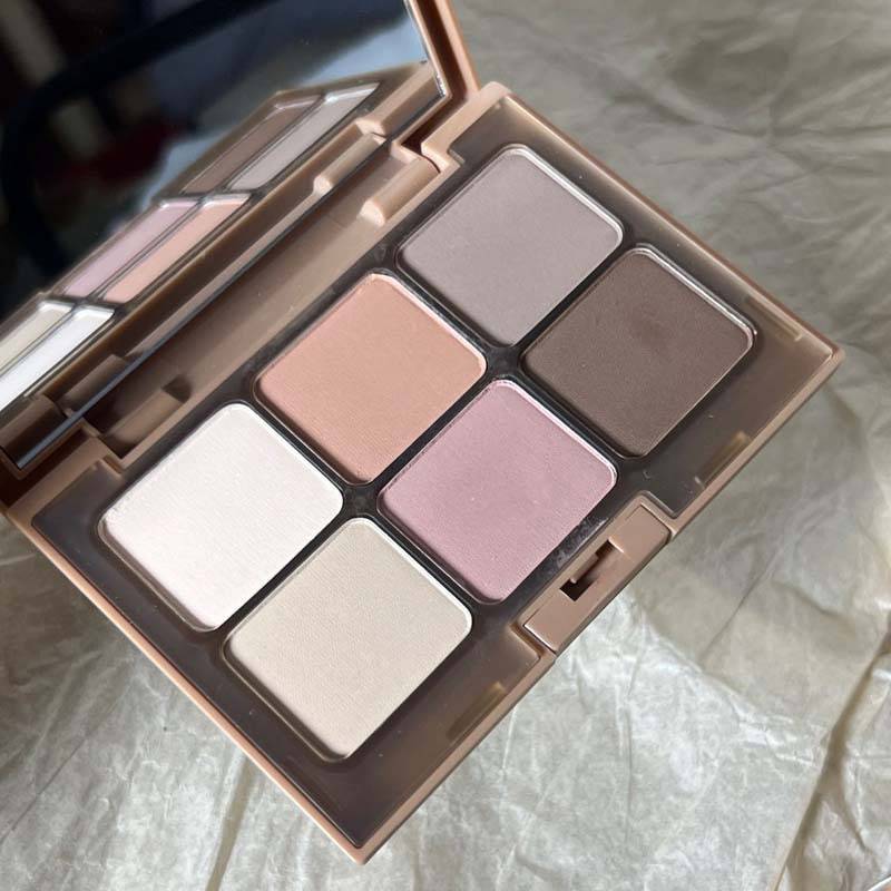 HERORANGE six-color eye shadow comprehensive plate blush high-gloss one-piece plate earth color affordable makeup students