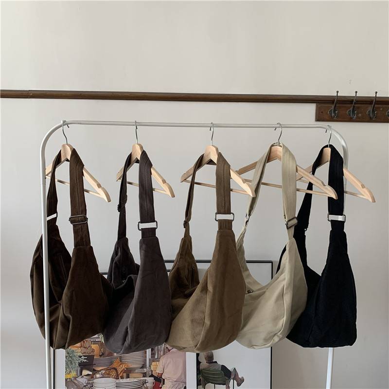 Bag autumn and winter Japanese style single shoulder dumpling bag casual large capacity bag versatile new women's bag messenger bag