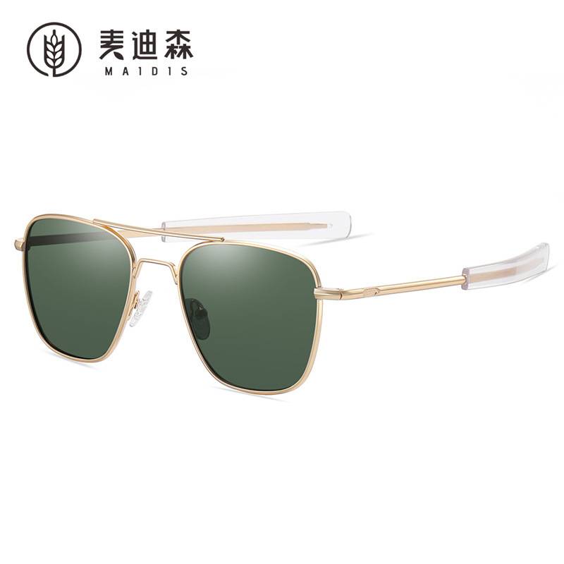 Jamie 8111 Design Men's Ao Pilot Sunglasses Retro Polarized High-Definition Driving Sunglasses