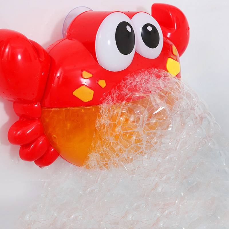 Crab Bubble Blowing Machine for Children, Tiktok Style, for Blowing Bubbles in the Bathtub, Baby Bath Toy