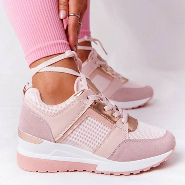 Foreign Trade Large Size Women's Shoes 2021 New Four-Season Sports Shoes Korean Style Trendyy Fashion Women's Shoes Factory Direct Sales