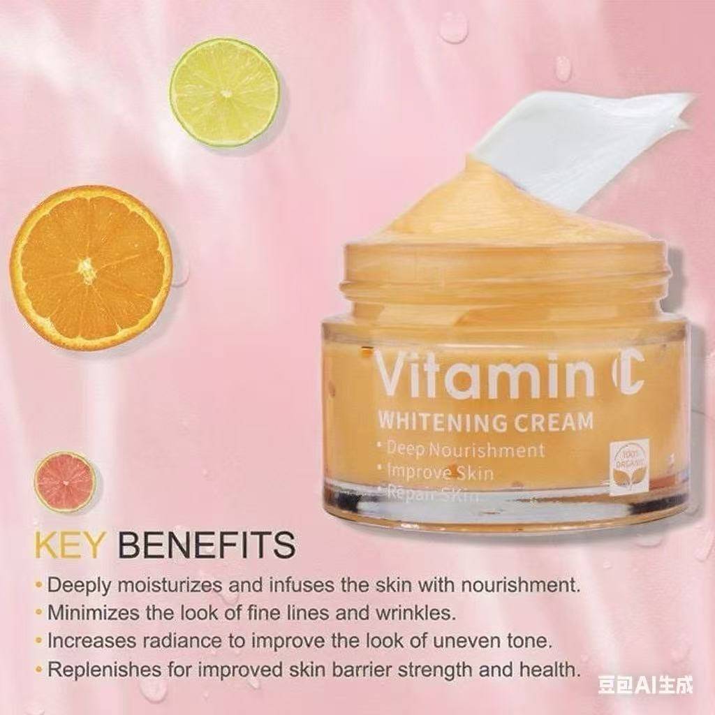 Cross-Border Foreign Trade Facial Cream Vc Essence Cream Hydrating, Brightening, Moisturizing and Elastic Skin Moisturizing Cream Facial Care