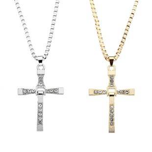 European and American jewelry Toledo speed and passion 8 pendant cross necklace hip hop men's jewelry manufacturers supply