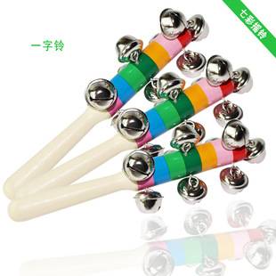 Wholesale Rainbow Hand Bells, Colorful Rattles, Colorful Single-Word Rattles, Baby Intelligence Early Education Toys, Educational Toys