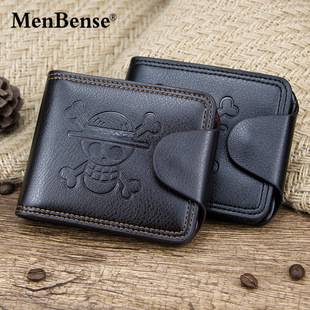 Factory Direct Supply of New Men's Wallets with Multiple Card Slots, Trendy Cartoon Short Wallets, Wholesale in Stock