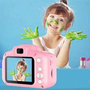 x2 HD Children's Digital Camera Cartoon Camera Cross-Border Portable SLR Camera Toy Kids Birthday Gift