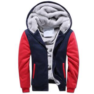 Aliexpress Light Version Yama Winter Men's Fleece-Lined Thickened Warm Sweatshirt Youth Hoodie Cardigan Jacket