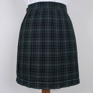 JK Uniform Skirt Top Student Length Student Plaid Japanese Pleated Skirt Folded Skirt Sea & Taggilded Skirt School Uniform Skirt