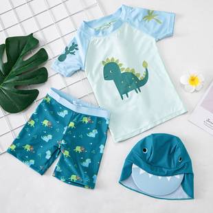 Sunscreen Boys' South Korea Hot Spring Suit Children's Swimsuit Split Swim Trunks Quick-drying Baby Small, Medium and Large Children