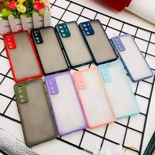 Suitable for Oppoa7Pro Contrasting Color Mobile Phone Case A6 Phantom Matte Findx10 Fine Hole Eye Protection Reno16 Mobile Phone Case