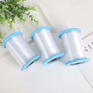 Large Roll of Transparent Crystal Thread, Non-Elastic Beading Material, Nylon Handmade Fishing Line Wholesale, DIY Jewelry Accessories