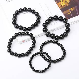 Do not fade imitation obsidian bracelet glass beads beads bracelet binary store live small gifts cross-border supply