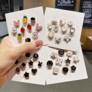 Cute practical anti-exposure brooch neckline summer clothing pearl pin accessories clothes fixed PIN all-matching women