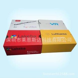 Color google cardboard VR BOX second generation google carton glasses