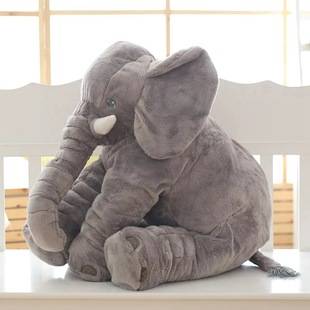 Popular Elephant Doll Wechat Same Style Plush Toy Soothing Pillow Sleeping Doll Baby Sleeping Doll Wholesale