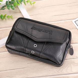 Multi-functional men's construction site farmland sports bag waist bag wearing belt large capacity cigarette coin purse mobile phone bag