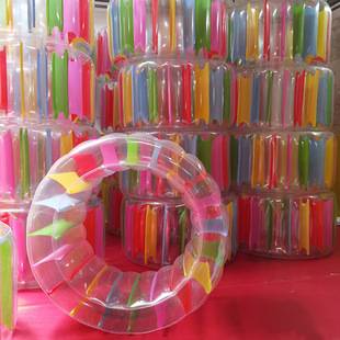 Supply PVC inflatable water roller children's lawn interactive crawling game toy colorful Roller Inflatable Roller
