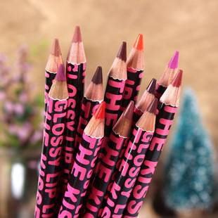 Makeup midnight cool black waterproof lip liner modified lip nude lasting moisturizing lipstick makeup wholesale
