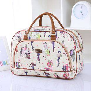 Pu Leather Satchel Travel Bag Large Capacity Travel Bag Men's and Women's Luggage Bag Short-Distance Travel Bag Large and Small Factory Direct Sales