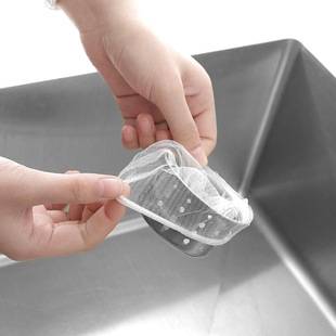 Kitchen Sink Filter Disposable Sewer Garbage Filter Meal Residue Sink Mesh Bag 100 Pieces