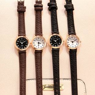 Internet Celebrity Same Style Lin Xiao Otaku Women's Watch Round Cute Fashionable Small Thin Girlfriend Korean Style Simple Retro Women's Watch
