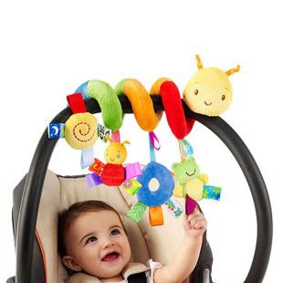 Cross-Border Baby Toy Bed Around the Bed Hanging Bed Bell Rattle Stroller Pendant Newborn Baby Comfort Plush Toy