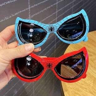 Children's Glasses Sunglasses Spiderman Boys Sunscreen Sunglasses Baby Toys Trendy Cool Cartoon Fashion New Year