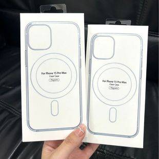 Good Partner Magnetic Transparent Case with Soft Lens Protection, Compatible with Apple 18 Phone Case Magsafe Protective Cover