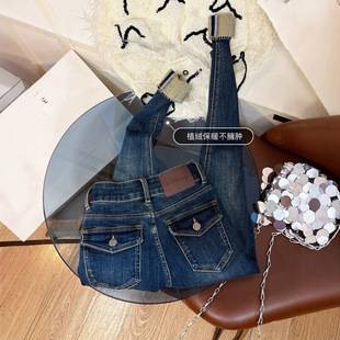 High-waisted two-button jeans for women, new spring/autumn slim-fit, butt-lifting, cropped pencil pants