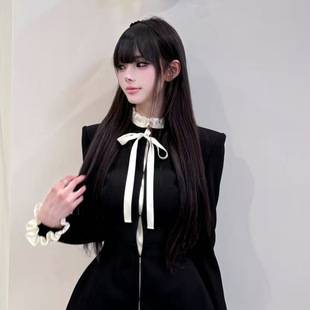 Xiaonuo's own college-style suit skirt, high-waisted pleated skirt, stand-up collar blazer, women's jacket, early autumn light luxury 265266