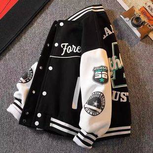 Boys' Jacket Coat Spring and Autumn 2025 New Handsome Fashionable Small Children's Baby Spring Baseball Clothes Tops